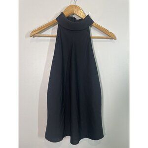 Babaton Aritzia Black Halter Neck Blouse Tank Size S Quiet Luxery Lightweight